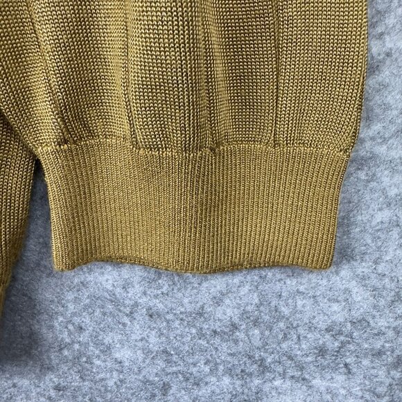 George Foreman Signature Collection Sweater Mens 3XB  Brown Ribbed Crewneck - Picture 8 of 11